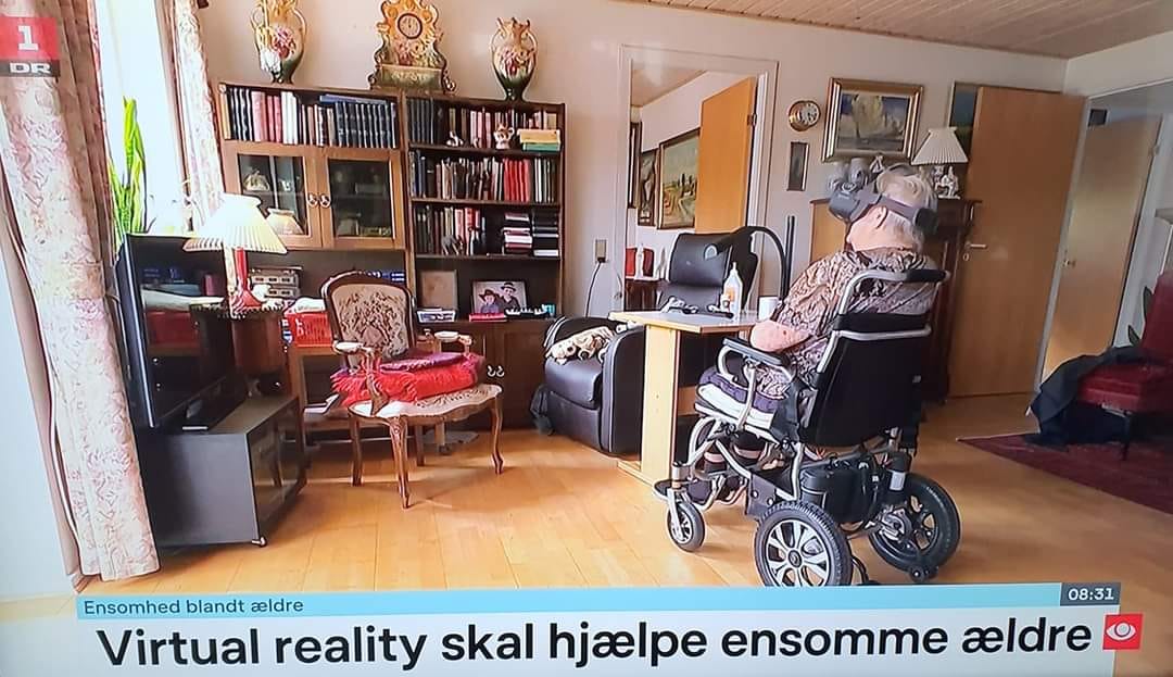 DR 1-indslag: Virtual reality skal hjælpe ensomme ældre